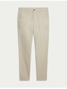 Marks & Spencer Szoros szabású chino nadrág sztreccsel Marks & Spencer bézs színű