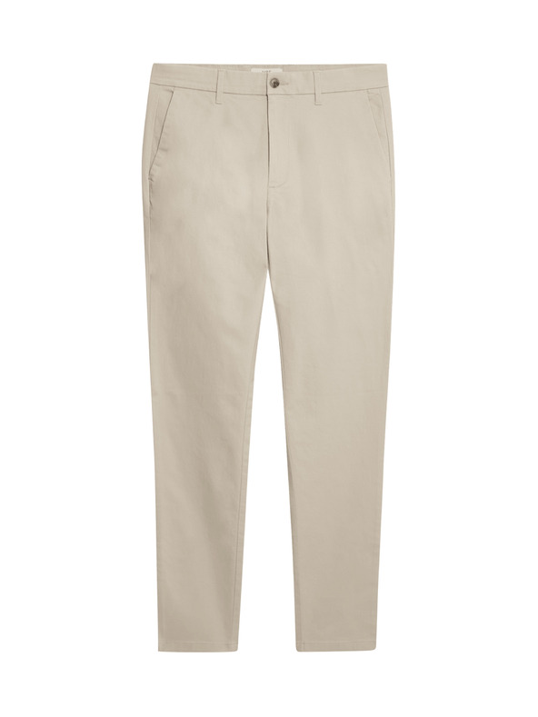 Marks & Spencer Szoros szabású chino nadrág sztreccsel Marks & Spencer bézs színű