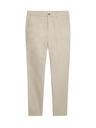 Marks & Spencer Szoros szabású chino nadrág sztreccsel Marks & Spencer bézs színű