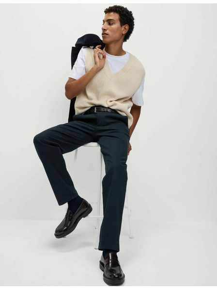 Marks & Spencer Stretch chino nadrág Marks & Spencer tengerészkék