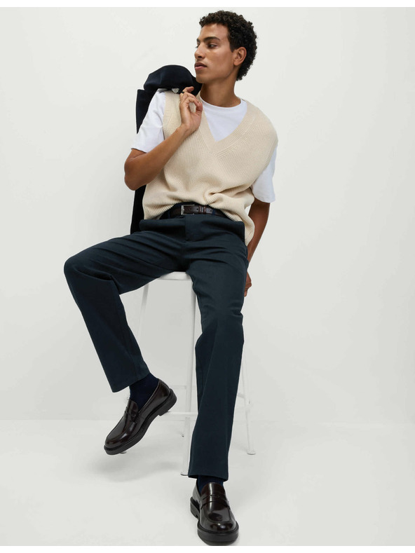 Marks & Spencer Stretch chino nadrág Marks & Spencer tengerészkék