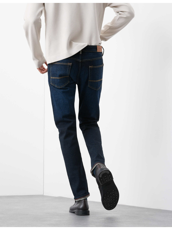 Marks & Spencer Marks & Spencer japán stílusú rugalmas farmer, keskeny szabás tengerkék