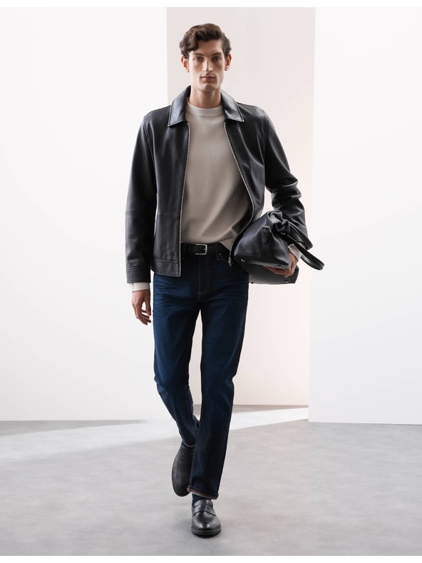 Marks & Spencer Marks & Spencer japán stílusú rugalmas farmer, keskeny szabás tengerkék