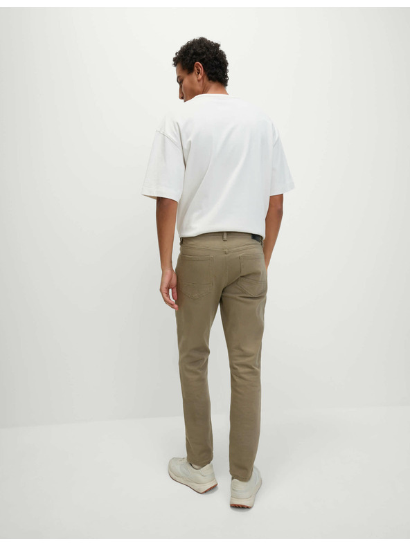 Marks & Spencer Sztreccs farmer 360 fokos rugalmassággal, szűkített szabás, Marks & Spencer barna