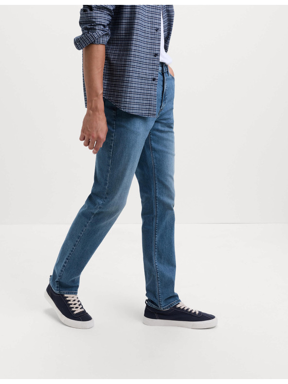 Marks & Spencer Marks & Spencer egyenes szabású sztreccs farmer kék