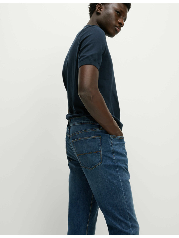 Marks & Spencer Marks & Spencer sztreccs chino nadrág szűk szabású, tengerészkék