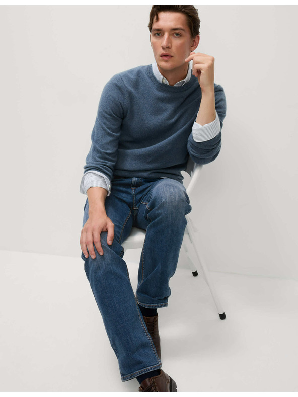 Marks & Spencer Sztreccs farmer egyenes szárral, Marks & Spencer sötétkék