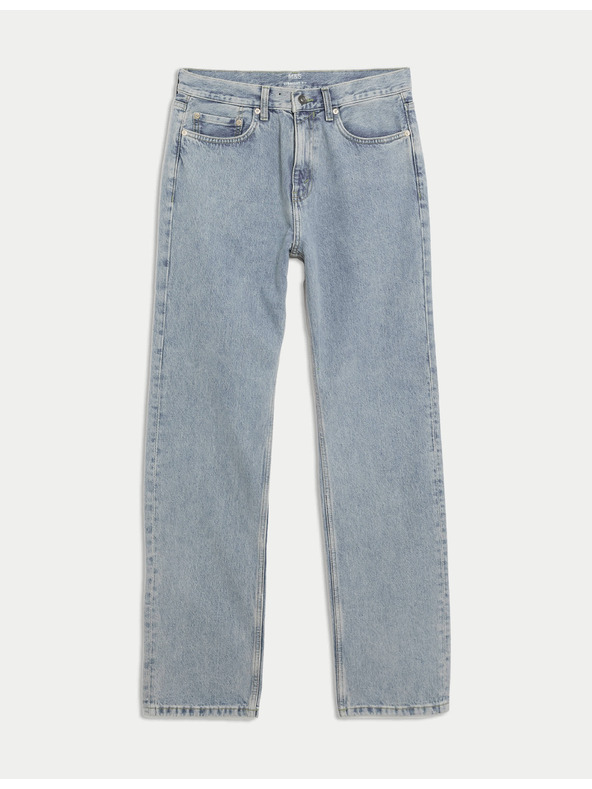 Marks & Spencer Authentic bő szabású farmer, Marks & Spencer kék