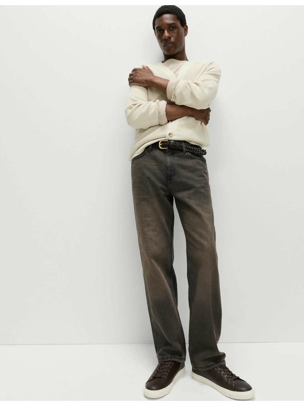 Marks & Spencer Authentic bő szabású farmer, Marks & Spencer barna