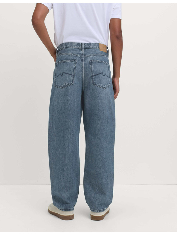 Marks & Spencer Authentic bő, merev farmer, Marks & Spencer kék