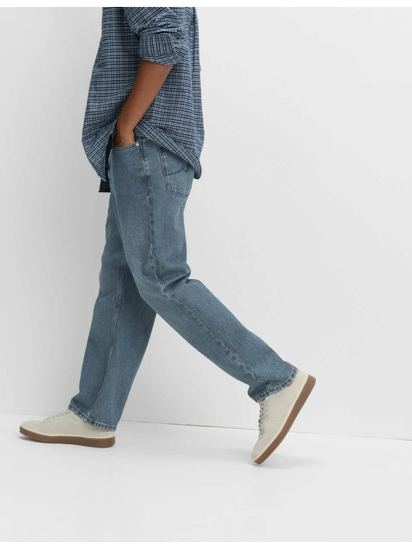 Marks & Spencer Authentic bő, merev farmer, Marks & Spencer kék