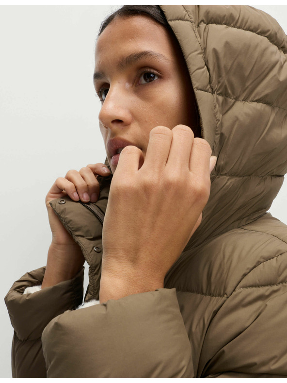 Marks & Spencer Marks & Spencer zöld toll- és pehelypihés takaróhuzat kapucnival