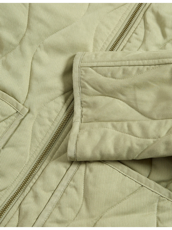 Marks & Spencer Marks & Spencer álló gallérú steppelt dzseki zöld