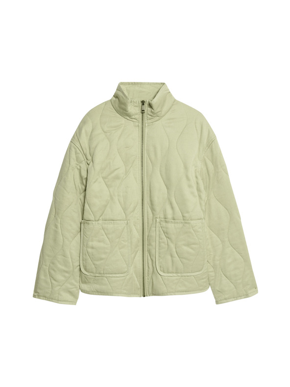 Marks & Spencer Marks & Spencer álló gallérú steppelt dzseki zöld