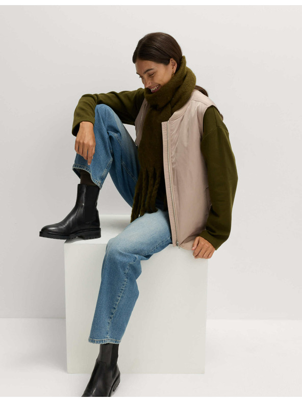 Marks & Spencer Marks & Spencer bélelt mellény bézs