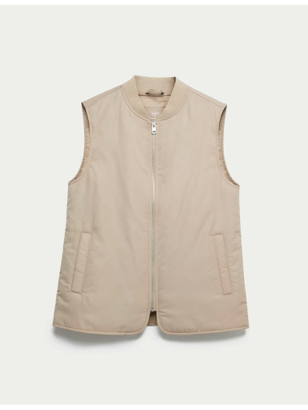 Marks & Spencer Marks & Spencer bélelt mellény bézs