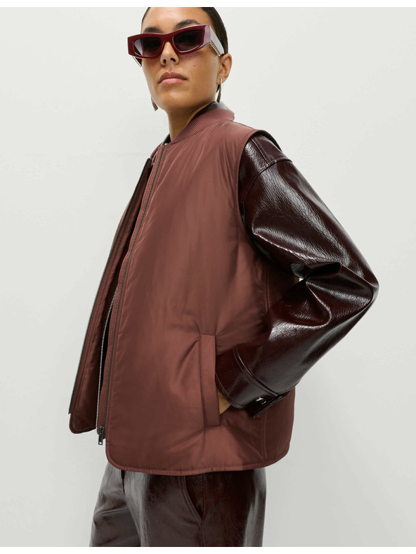 Marks & Spencer Marks & Spencer bélelt mellény barna