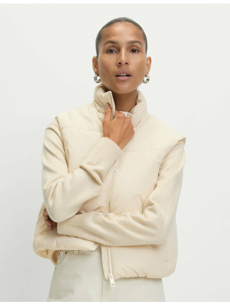 Marks & Spencer Marks & Spencer Thermowarmth™ technológiás rövid steppelt mellény bézs