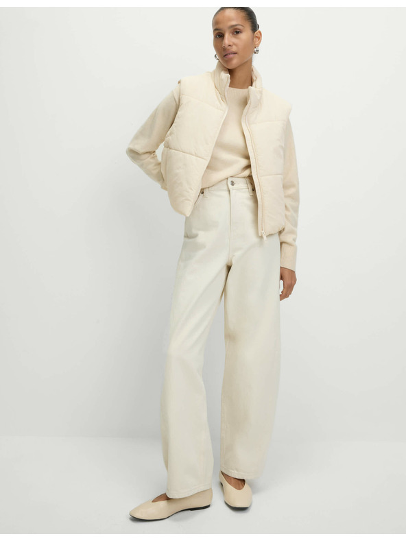 Marks & Spencer Marks & Spencer Thermowarmth™ technológiás rövid steppelt mellény bézs