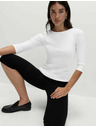 Marks & Spencer Karcsú szabású, 100% pamut felső, Marks & Spencer fehér