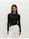Marks & Spencer Szűk szabású hosszú ujjú felső, Marks & Spencer fekete