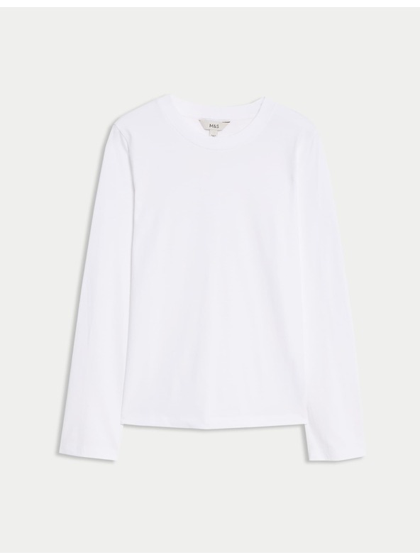 Marks & Spencer Mindennapi viseletre alkalmas 100% pamut felső, Marks & Spencer fehér