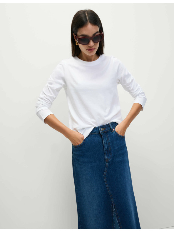 Marks & Spencer Mindennapi viseletre alkalmas 100% pamut felső, Marks & Spencer fehér