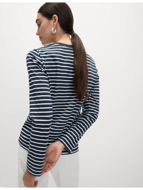 Marks & Spencer Mindennapi viseletre alkalmas 100% pamut felső, Marks & Spencer tengerkék