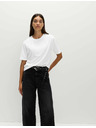 Marks & Spencer Díszített Lucky póló 100% pamutból Marks & Spencer fehér