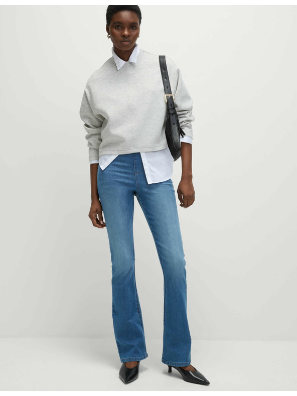 Marks & Spencer Marks & Spencer jeggings szélesedő szárral, sötétkék