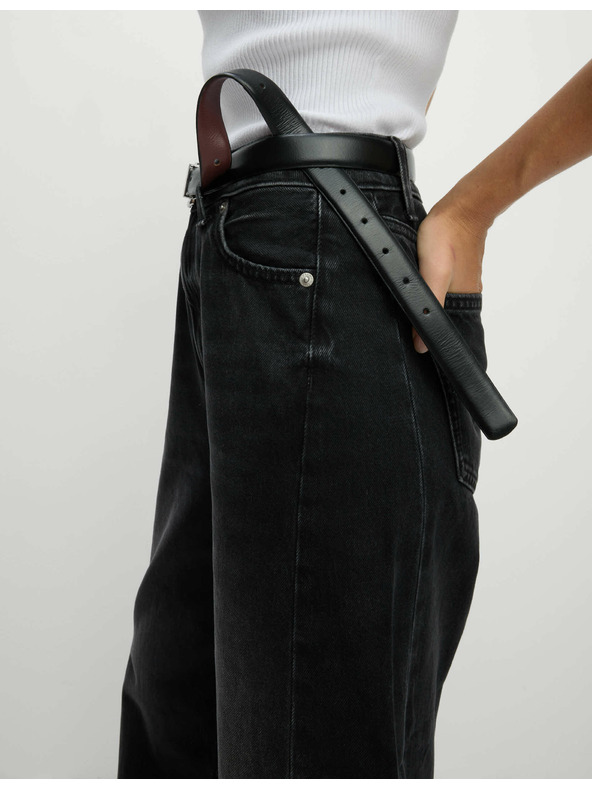 Marks & Spencer Marks & Spencer egyenes farmer közepes derékkal, fekete