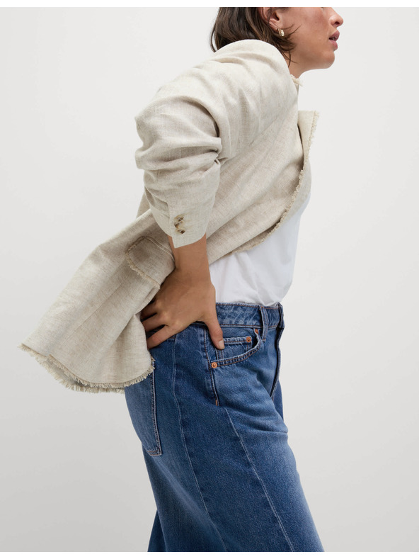 Marks & Spencer Marks & Spencer egyenes farmer közepes derékkal, sötétkék