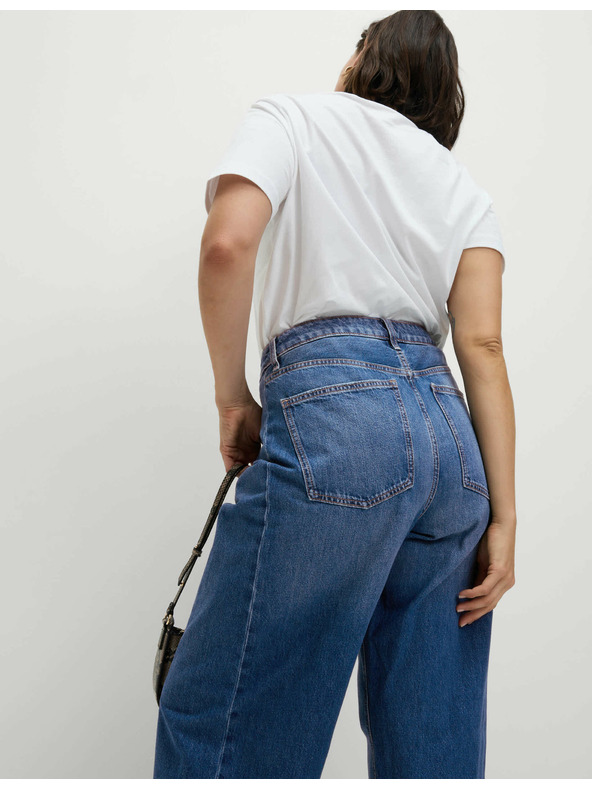 Marks & Spencer Marks & Spencer egyenes farmer közepes derékkal, sötétkék