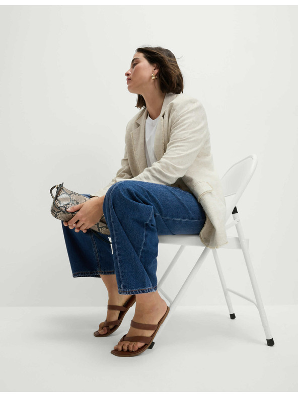 Marks & Spencer Marks & Spencer egyenes farmer közepes derékkal, sötétkék