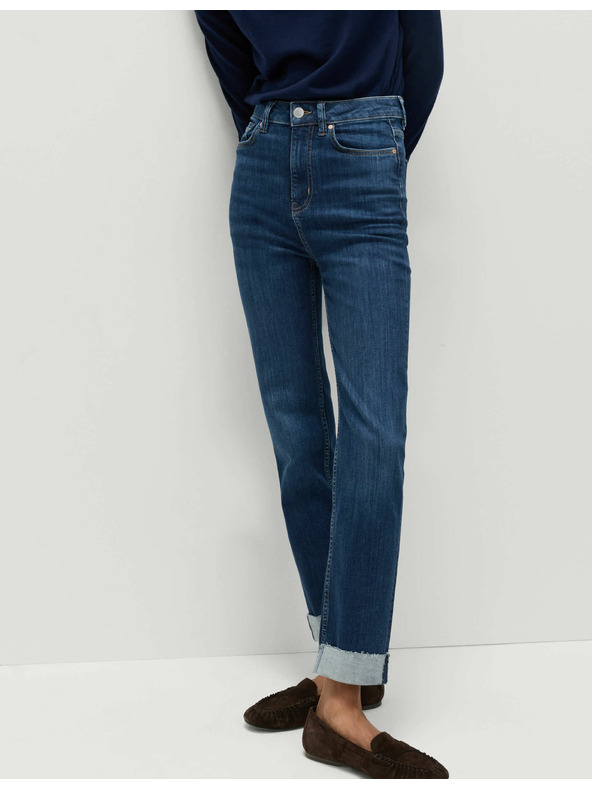 Marks & Spencer Marks & Spencer szuper puha Harper magas derekú farmer, sötétkék