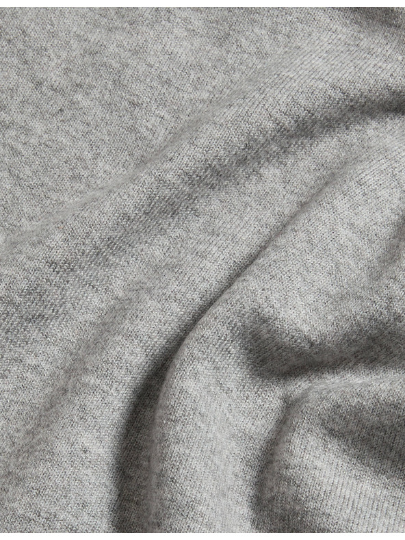 Marks & Spencer Marks & Spencer pulóver nyakrésszel légies fonálból, szürke