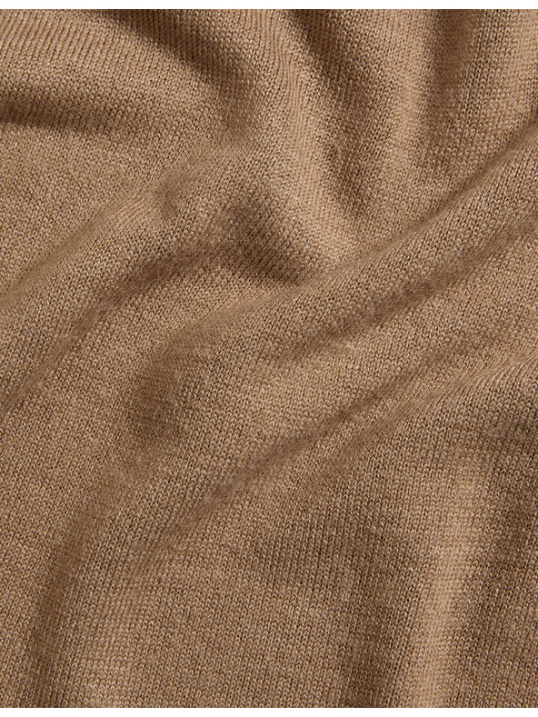 Marks & Spencer Marks & Spencer rendkívül puha nyakbavaló pulóver barna