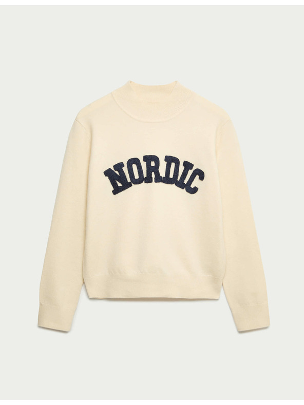 Marks & Spencer Marks & Spencer nyakbavaló pulóver törtfehér