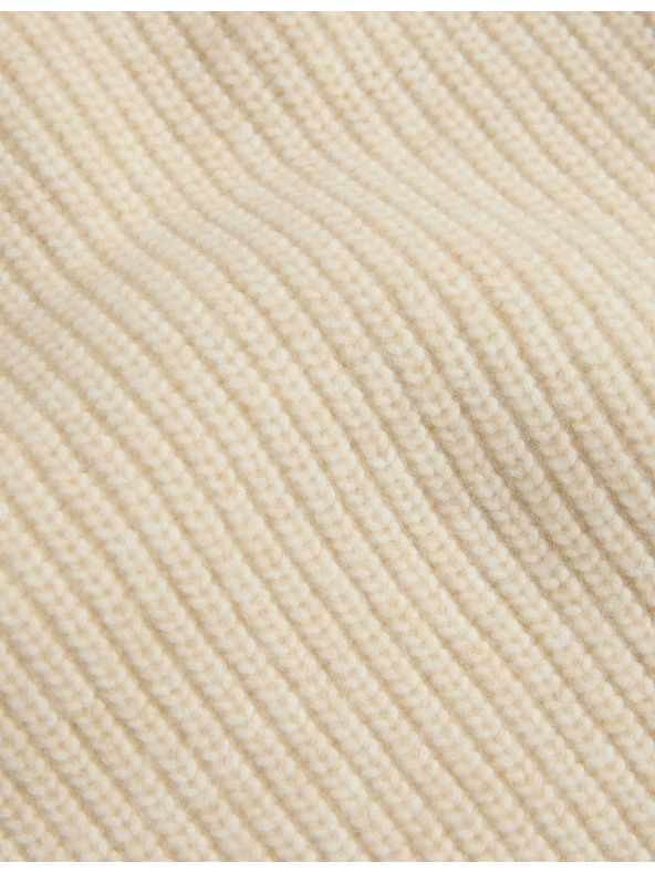 Marks & Spencer Texturált díszített kardigán elülső gombokkal Marks & Spencer krém