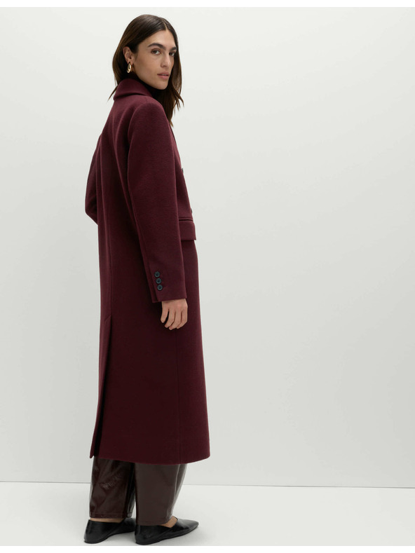 Marks & Spencer Hosszú két soros kabát gyapjú hozzáadásával Marks & Spencer piros