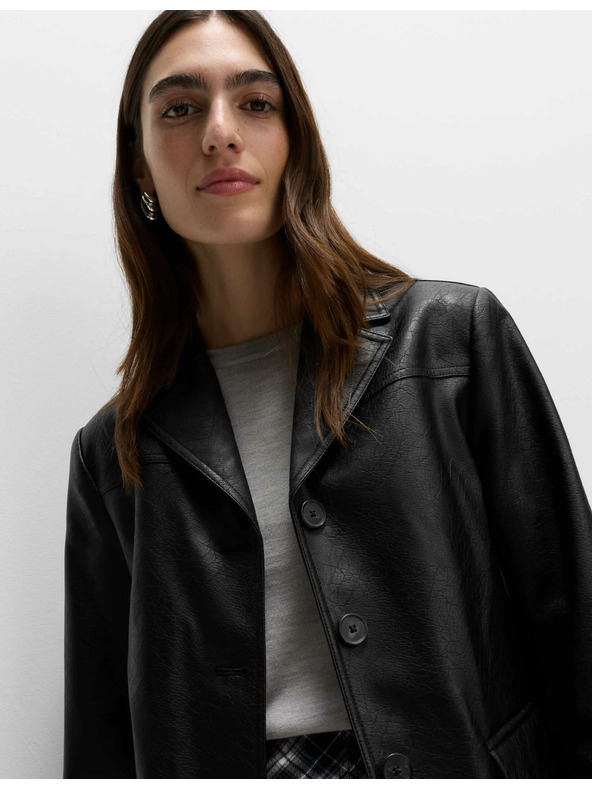 Marks & Spencer Gyűrött egy soros zakó Marks & Spencer fekete