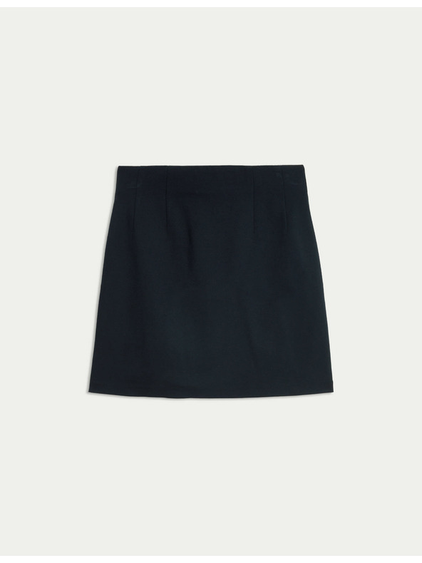Marks & Spencer Marks & Spencer jersey A-vonalú mini szoknya tengerészkék