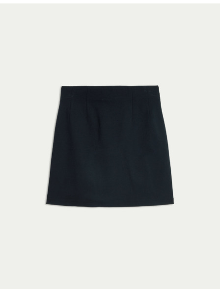 Marks & Spencer Marks & Spencer jersey A-vonalú mini szoknya tengerészkék