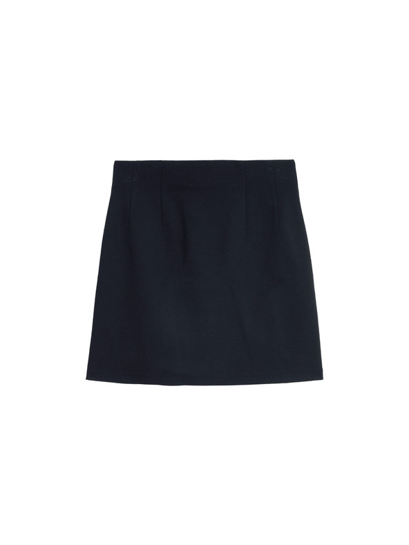 Marks & Spencer Marks & Spencer jersey A-vonalú mini szoknya tengerészkék