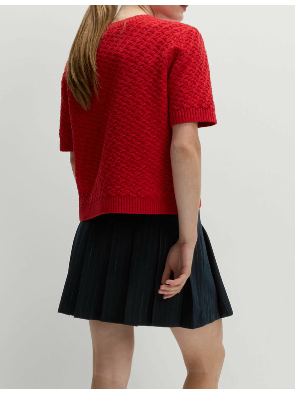 Marks & Spencer Marks & Spencer csíkos pliszírozott mini szoknya tengerészkék