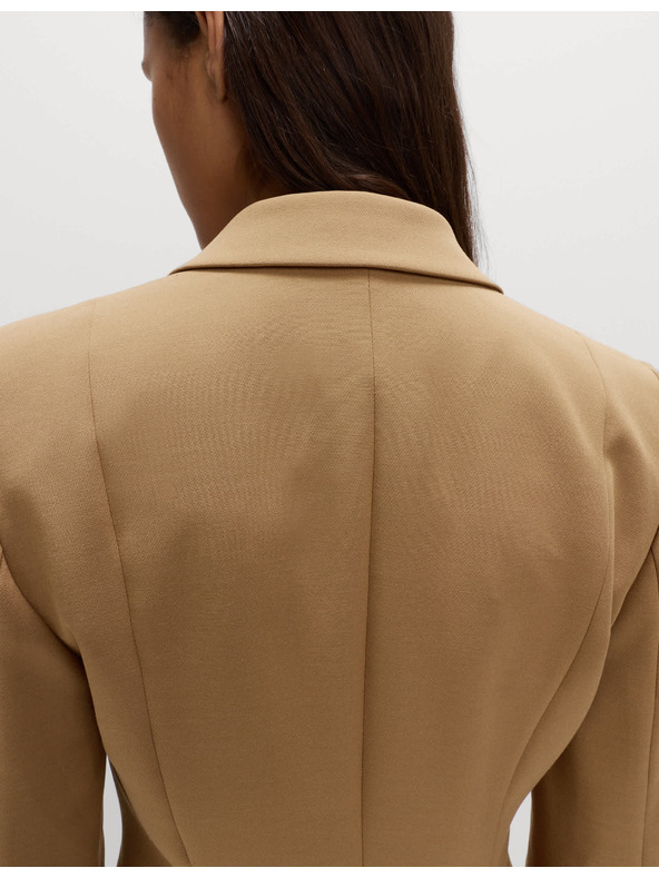 Marks & Spencer Marks & Spencer derékben karcsúsított twill zakó barna