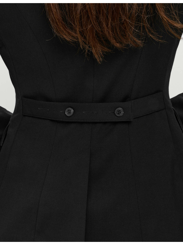 Marks & Spencer Marks & Spencer kabát gallér nélkül fekete