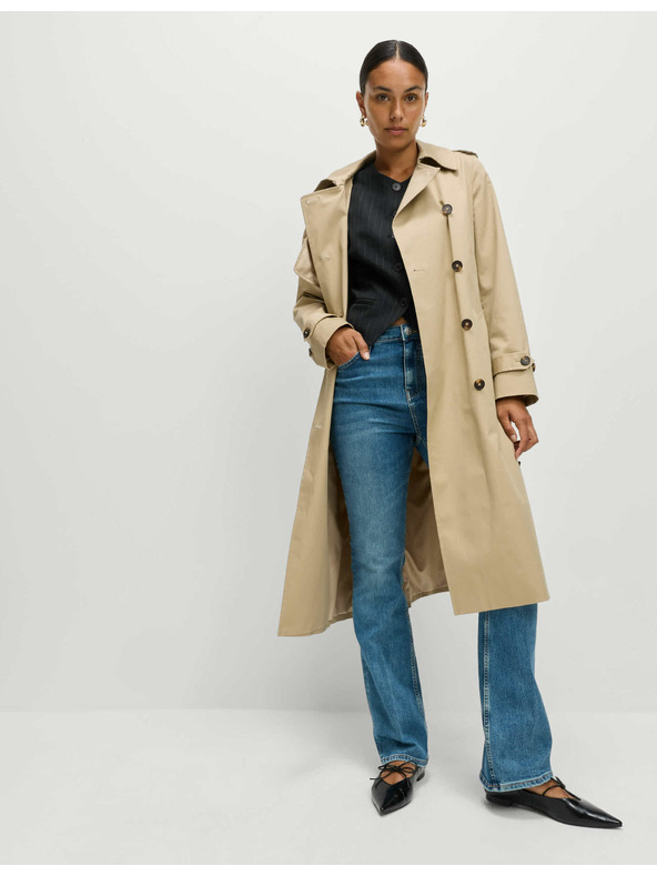 Marks & Spencer Csíkos mellény gallér nélkül Marks & Spencer sötétkék