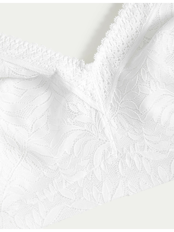 Marks & Spencer Csipkés, merevítős melltartó zsugorodó hatással és Flexifit™ technológiával Marks & Spencer fehér