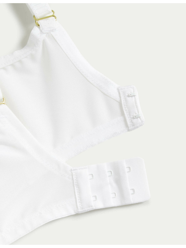Marks & Spencer Csipkés, merevítős melltartó zsugorodó hatással és Flexifit™ technológiával Marks & Spencer fehér